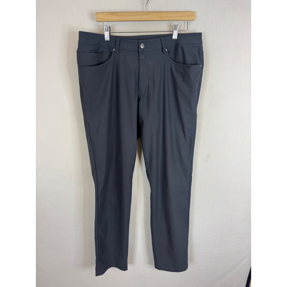 Lululemon Mens ABC Pant Classic Warpstreme Grey Size 35X33 LM5988S